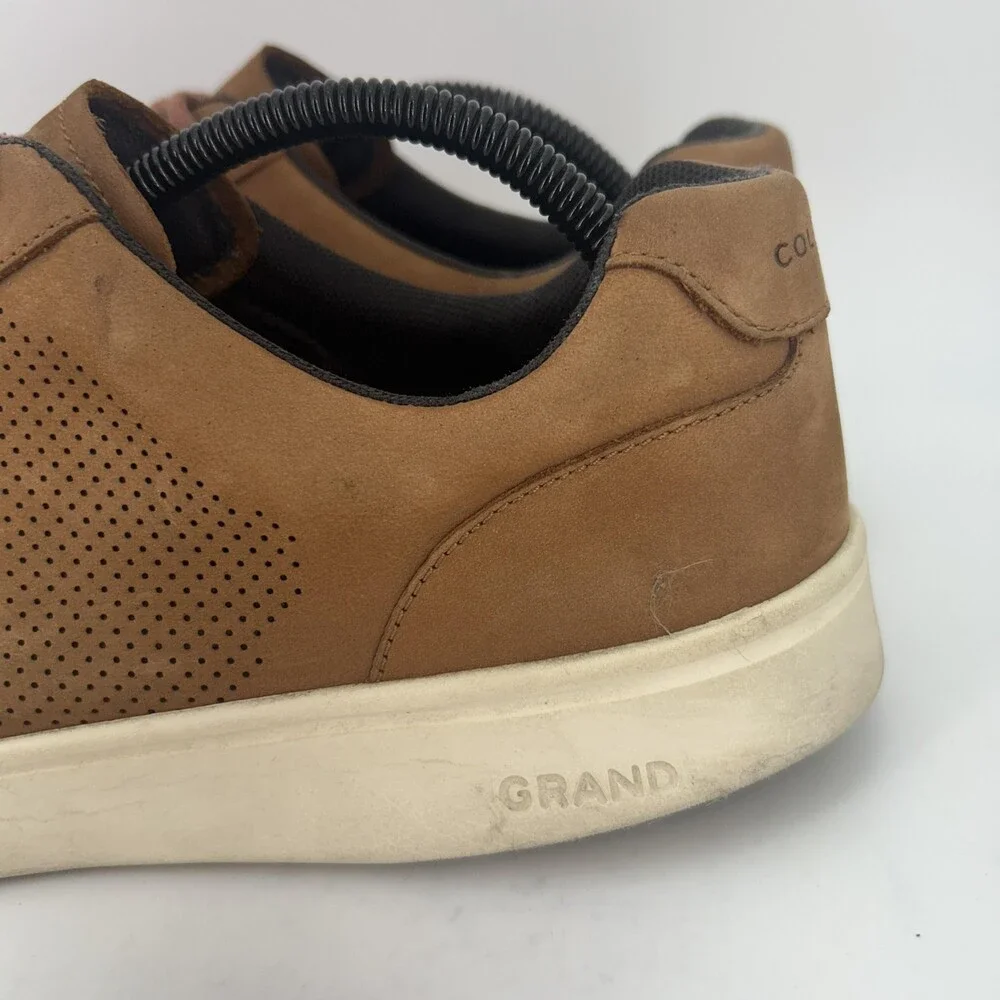 Cole Haan Shoes Mens Size 10 Grand Crosscourt Nubuck Perforated Sneakers C33980
